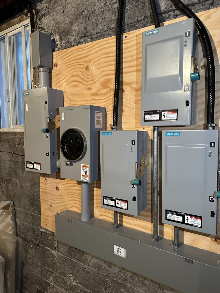 Entrée électrique résidentielle